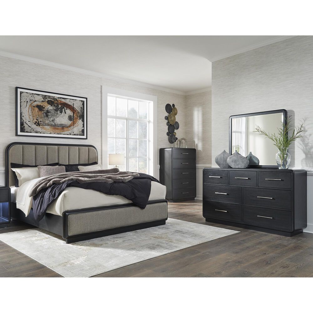 Millenium Rowanbeck 3-Piece Queen Bedroom Set in Black, , large