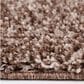 Central Oriental Geneva Shag 5" x 7" Oak and Parchment Area Rug, , large