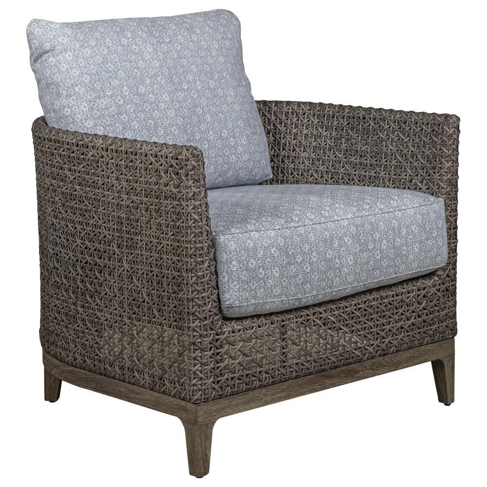 Venture Furniture Lenox Hill Lounge Arm Chair in Nalu Sky, , large