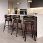 Delaware Dining Ambridge 30" Swivel Barstool in Sun Bronze/Dark Brown, , large