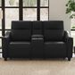 Flexsteel Latitudes Power Reclining Loveseat with Console and Power Headrest in Coal, , large