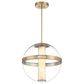 Minka-Lavery Divinely 20.38" Pendant with Clear Shade in Celeste Brass, , large