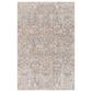 Surya Cardiff CDF-2310 Charcoal, Light Gray, Medium Gray, Camel and Blue 2"7" x 3"11" Area Rug, , large