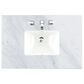 James Martin Vanities Solene 36" Single Bathroom Vanity in Seaside Oak with 3 cm Carrara White Marble Top and Rectangular Sink, , large
