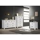HOMLUX Cassini 6-Drawer Dresser with Black Handles in White, , large