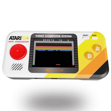 My Arcade Atari Pocket Player Pro Controller in White and Black, , large