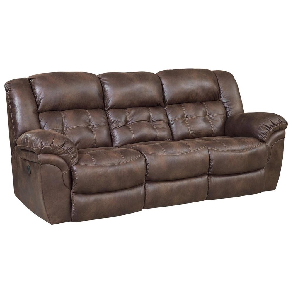 HomeStretch 2-Piece Reclining Sofa and Rocker Recliner in Chocolate, , large