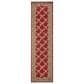 Safavieh Lyndhurst 2"3" x 8" Red and Black Runner, , large