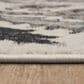 Karastan Cleo R1076 5" 3" X 8" Light Grey Area Rug, , large