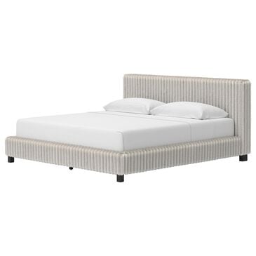 Ashley Zuraleus King Upholstered Platform Bed in Gray, , large