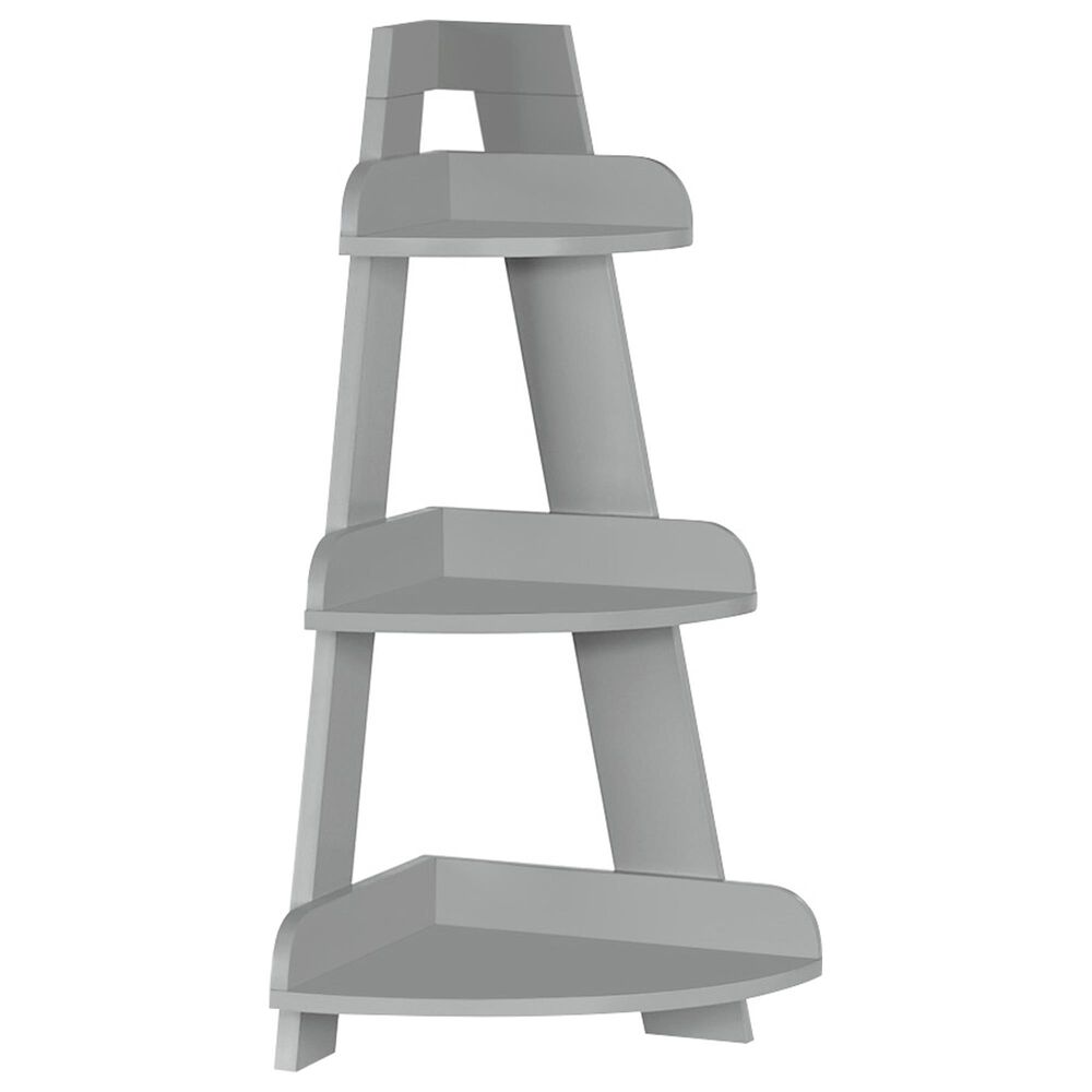 RiverRidge Home Kids Corner Ladder Wall Shelf in Gray, , large
