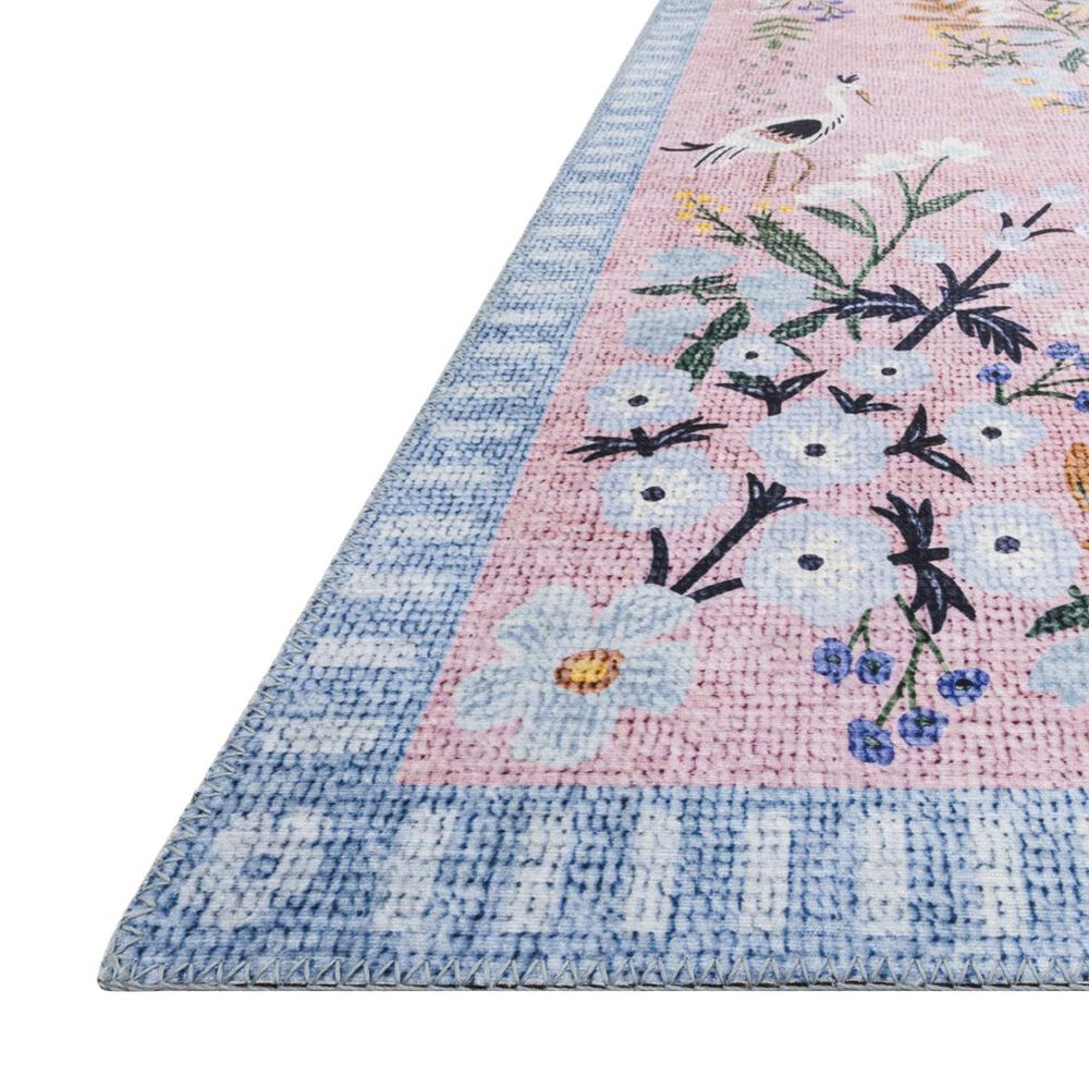 Rifle Paper Co. Palais PAL-03 3&#39;9&quot; x 5&#39;9&quot; Rose and Sky Area Rug, , large