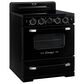 Unique Appliances Classic Retro 30" Pro Convection Gas Range in Midnight Black, , large