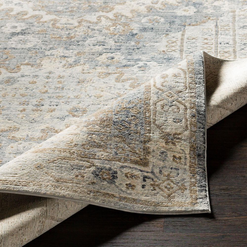 Surya Liverpool Black, Gray, Light Slate, White, Ivory, Brown and Olive 8&#39;10&quot; x 13&#39;1&quot; Area Rug, , large