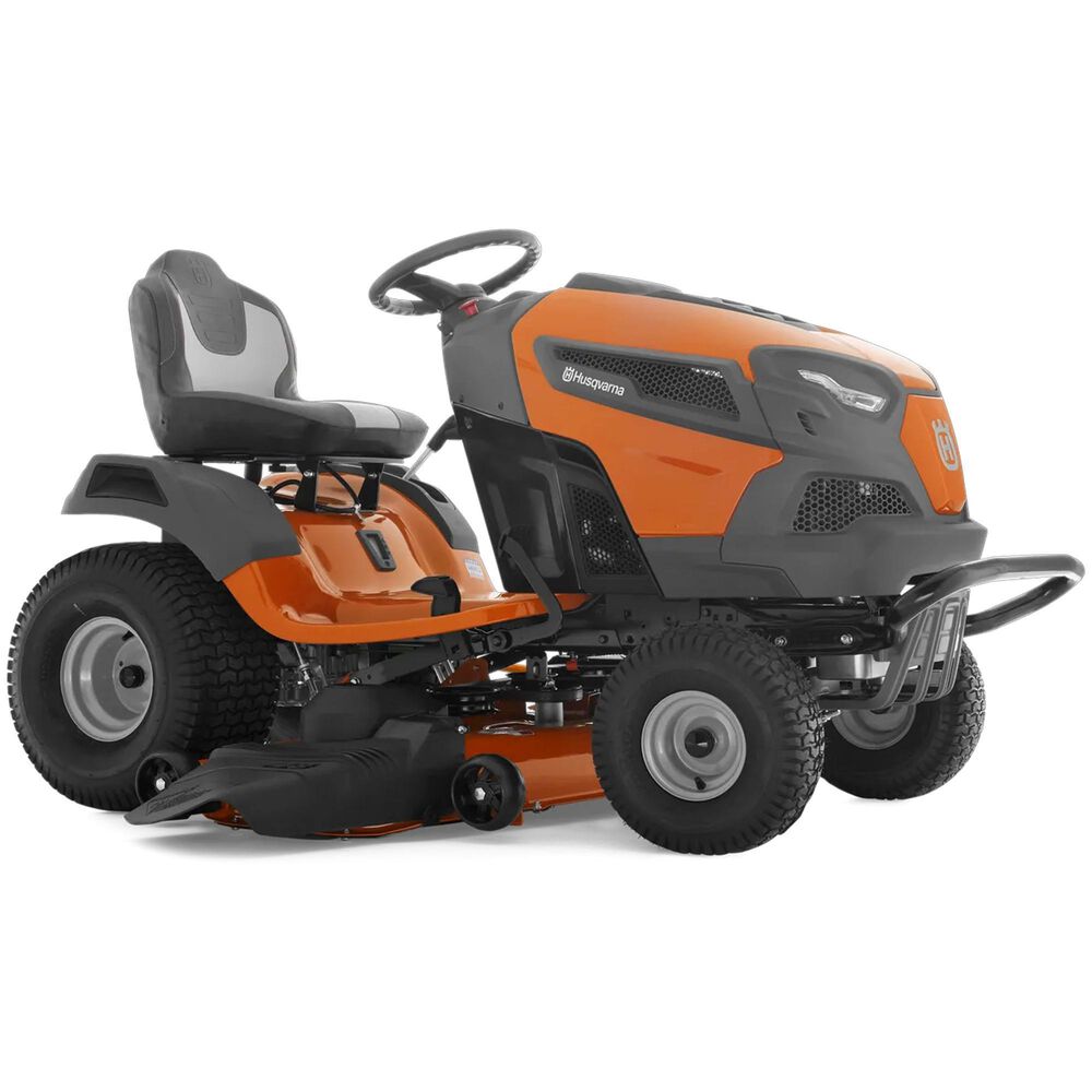 Husqvarna 100-Series 54" Riding Lawn Tractor with Briggs and Stratton Engine in Orange, , large