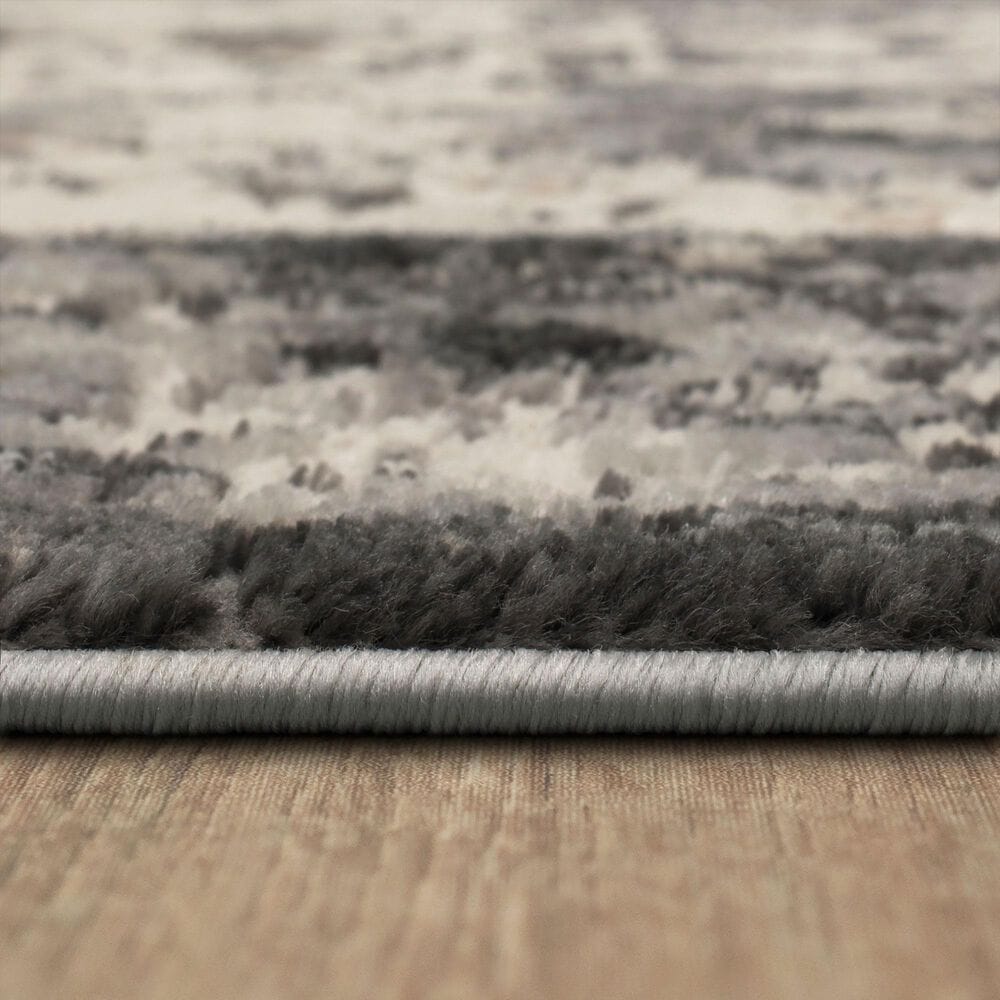 Karastan Cleo R1076 5&#39; 3&quot; X 8&#39; Light Grey Area Rug, , large