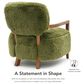 Furniture of America Lumir Long-Haired Accent Chair in Green, , large
