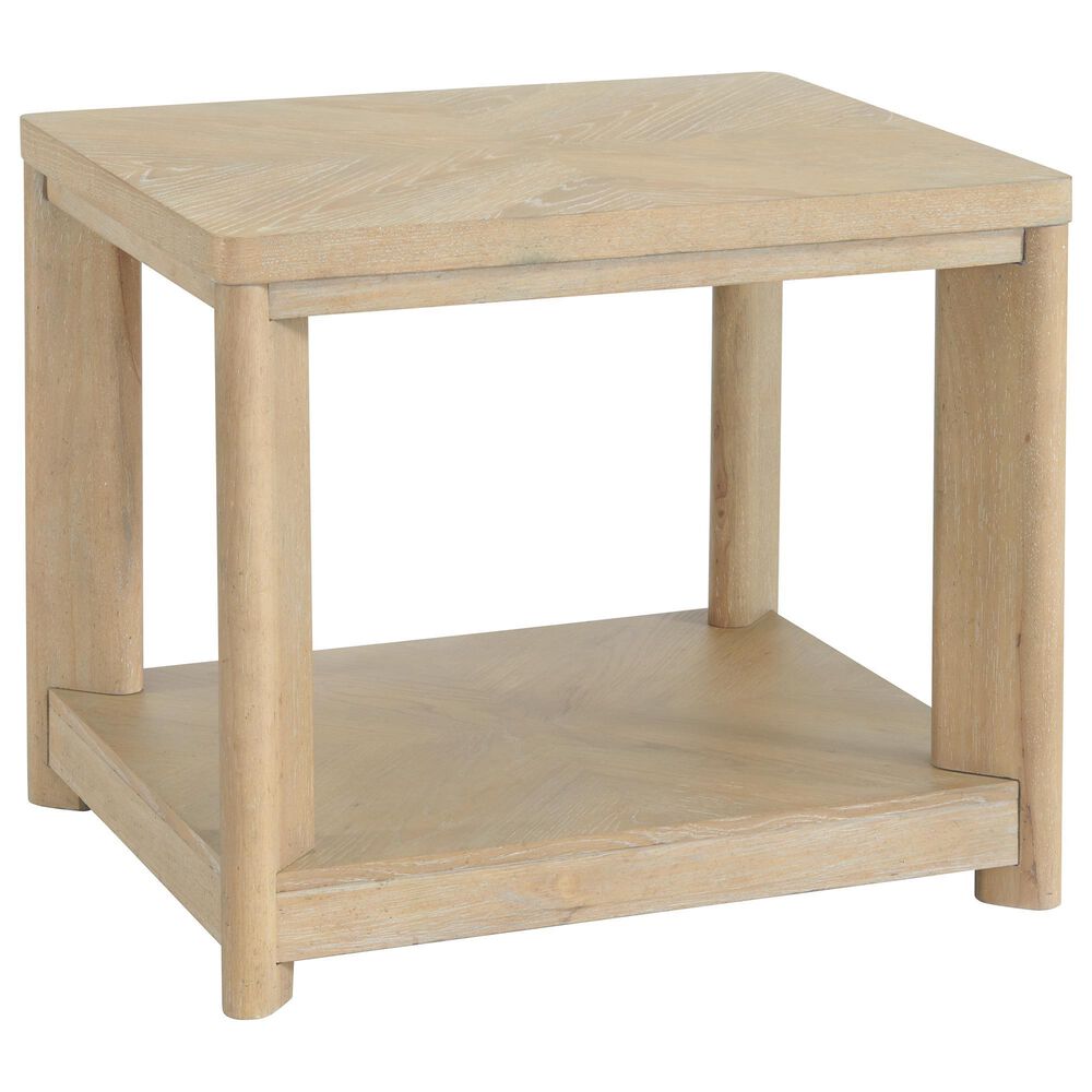 Emerald Home Furnishings Pacific Grove Rectangle End Table in Sand Dune, , large