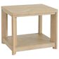 Emerald Home Furnishings Pacific Grove Rectangle End Table in Sand Dune, , large