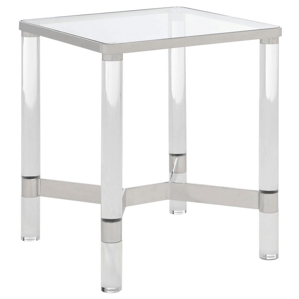 Safavieh Blaire Accent Table in Silver, , large