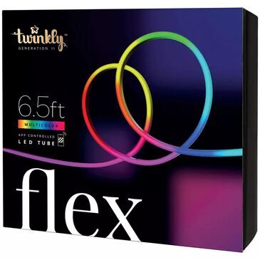 Twinkly 200L RGB light Flex, 6.5 ft. long starter, White, BT+WiFi, Gen II, IP20, , large