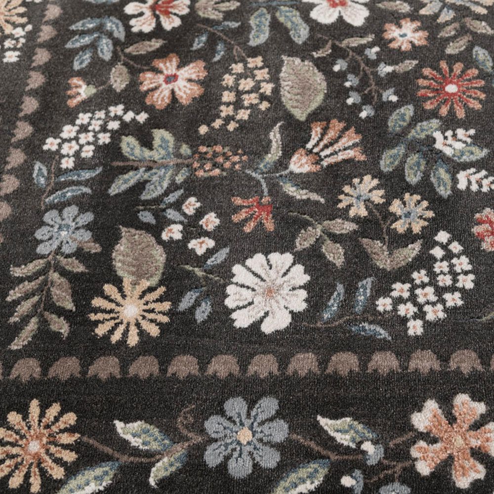 Central Oriental Rooted Abbey and Multicolor 7'10" x 9'10" Area Rug, , large
