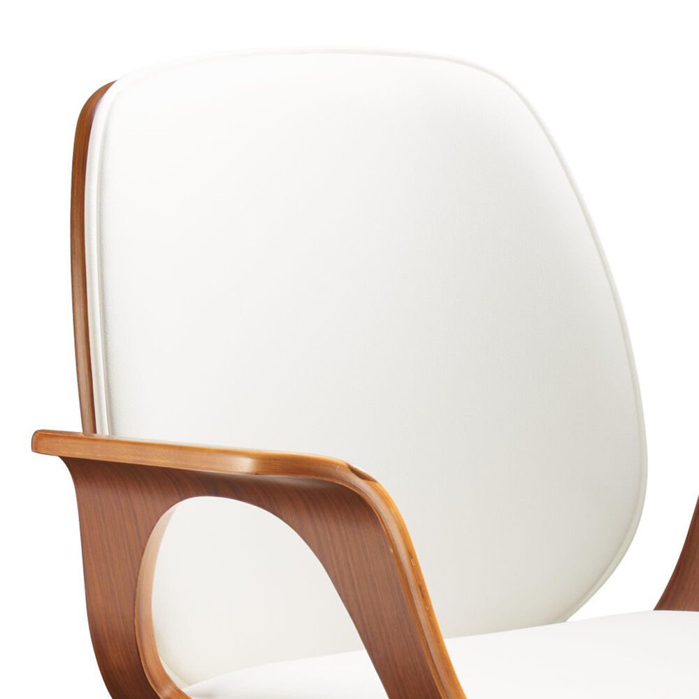 Zuo Modern Ali Office Chair in Black and Walnut, , large