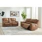 Ashley Trasimeno 2-Piece Power Reclining Living Room Set in Caramel, , large