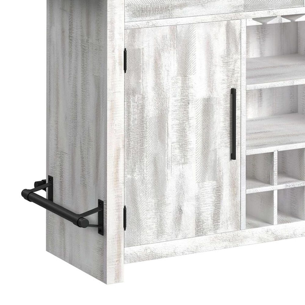 Mayberry Hill Rogen Bar in Rustic White Finish, , large