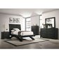 Mayberry Hill Allan 5-Piece Twin Platform Bedroom Set in Black, , large