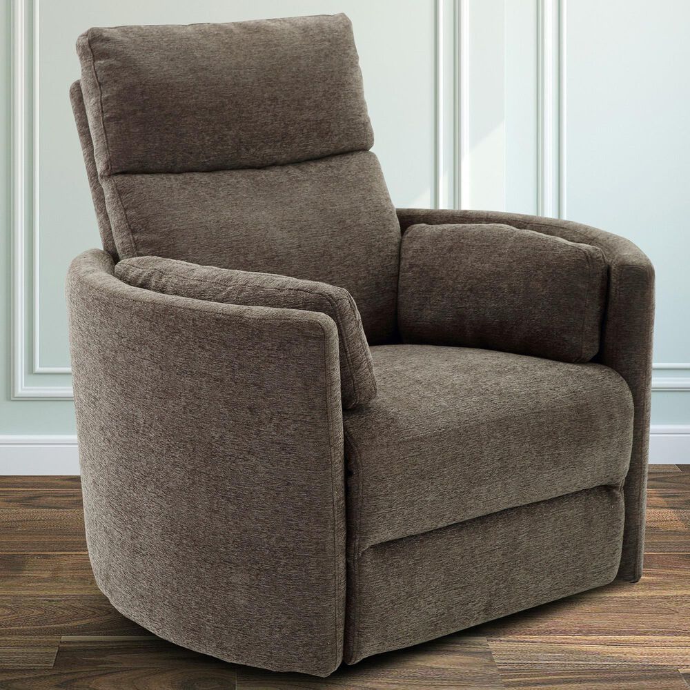 Simeon Collection Radius Power Swivel Glider Recliner in Krypton, , large