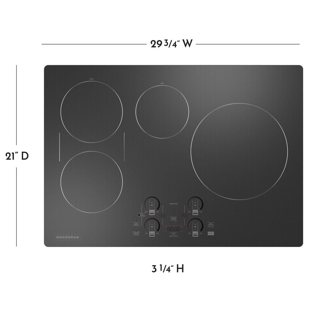 Monogram 30&quot; Induction Cooktop in Black, , large