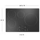 Monogram 30" Induction Cooktop in Black, , large
