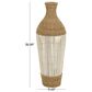 Maple and Jade 32.2" Handmade Decorative Vase in White, Natural Brown and Cream, , large