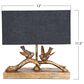Creative Coop Bird Table Lamp with Rectangle Shade in Gold, , large