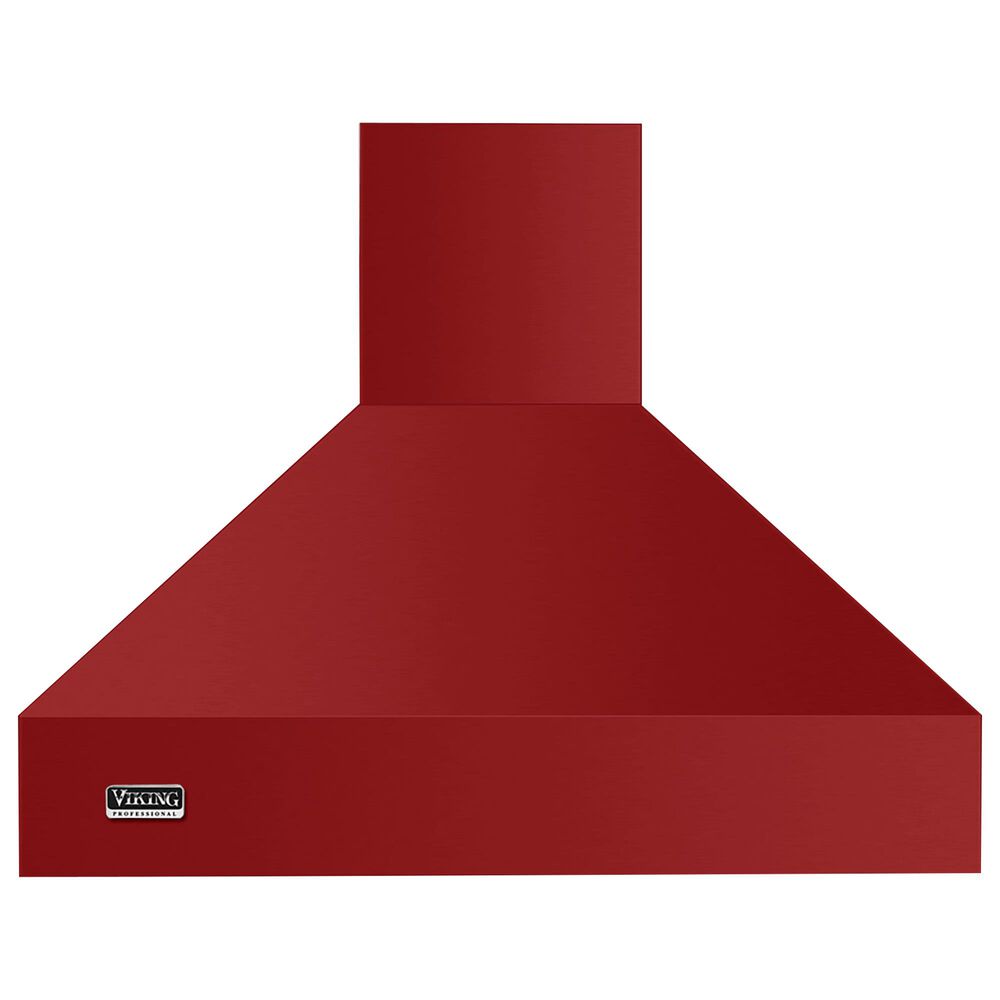Viking Range 36" Chimney Island Hood in Apple Red, , large