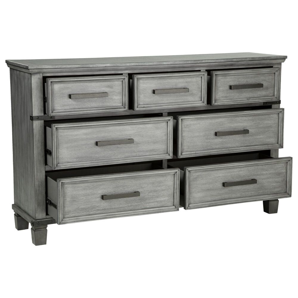 Ashley Russelyn 5-Piece King Storage Bedroom Set in Gray, , large