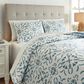 Signature Design by Ashley Adason 3-Piece Queen Comforter Set in Blue and White, , large
