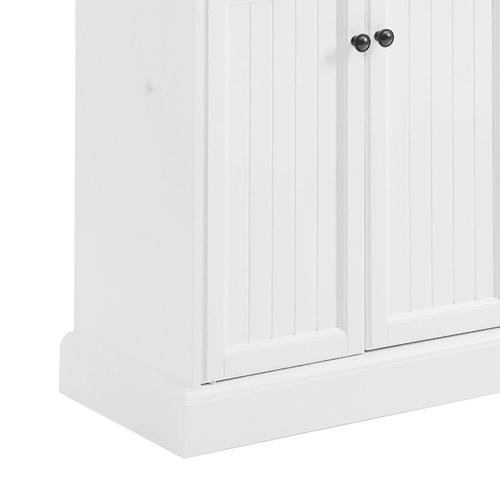 Crosley Furniture Shoreline Pantry in White, , large