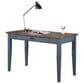Wycliff Bay Fairmont Writing Table in Dusty Blue and Natural, , large