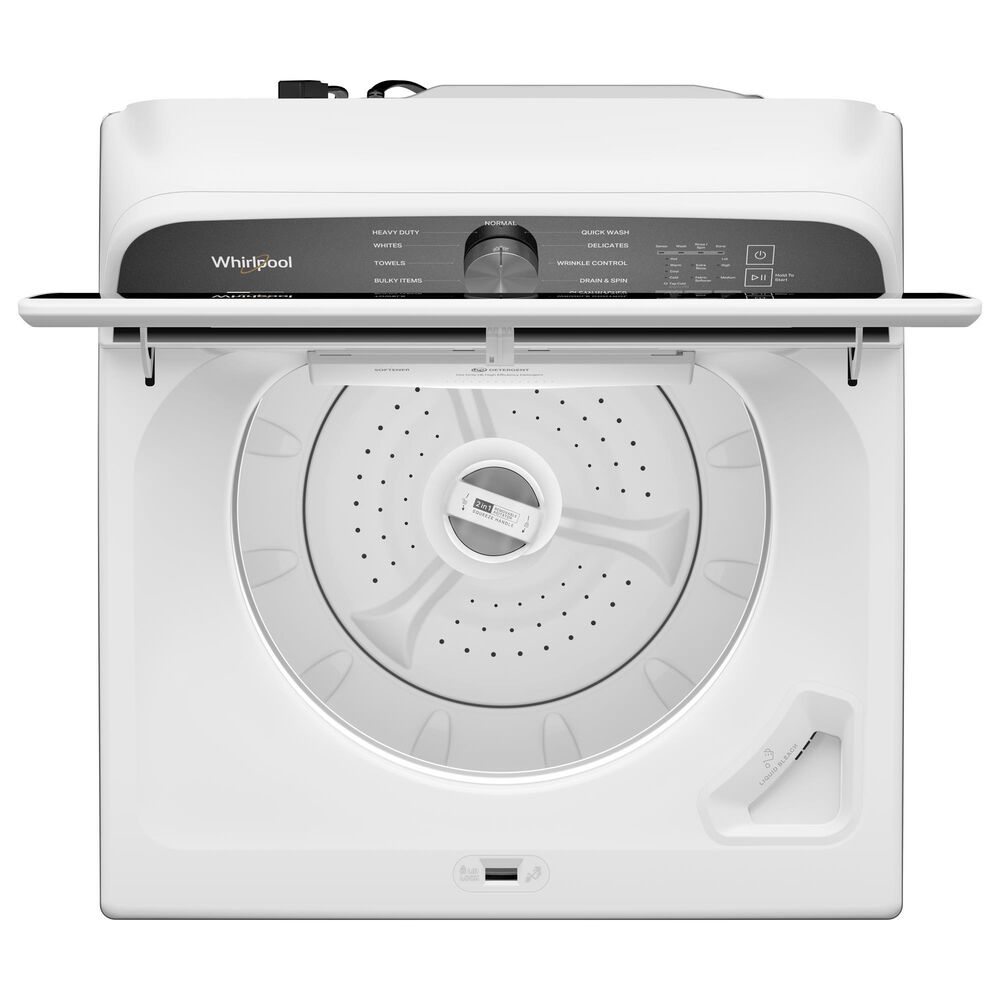 Whirlpool 5.3 Cu. Ft. Top Load Washer with Agitator in White, , large