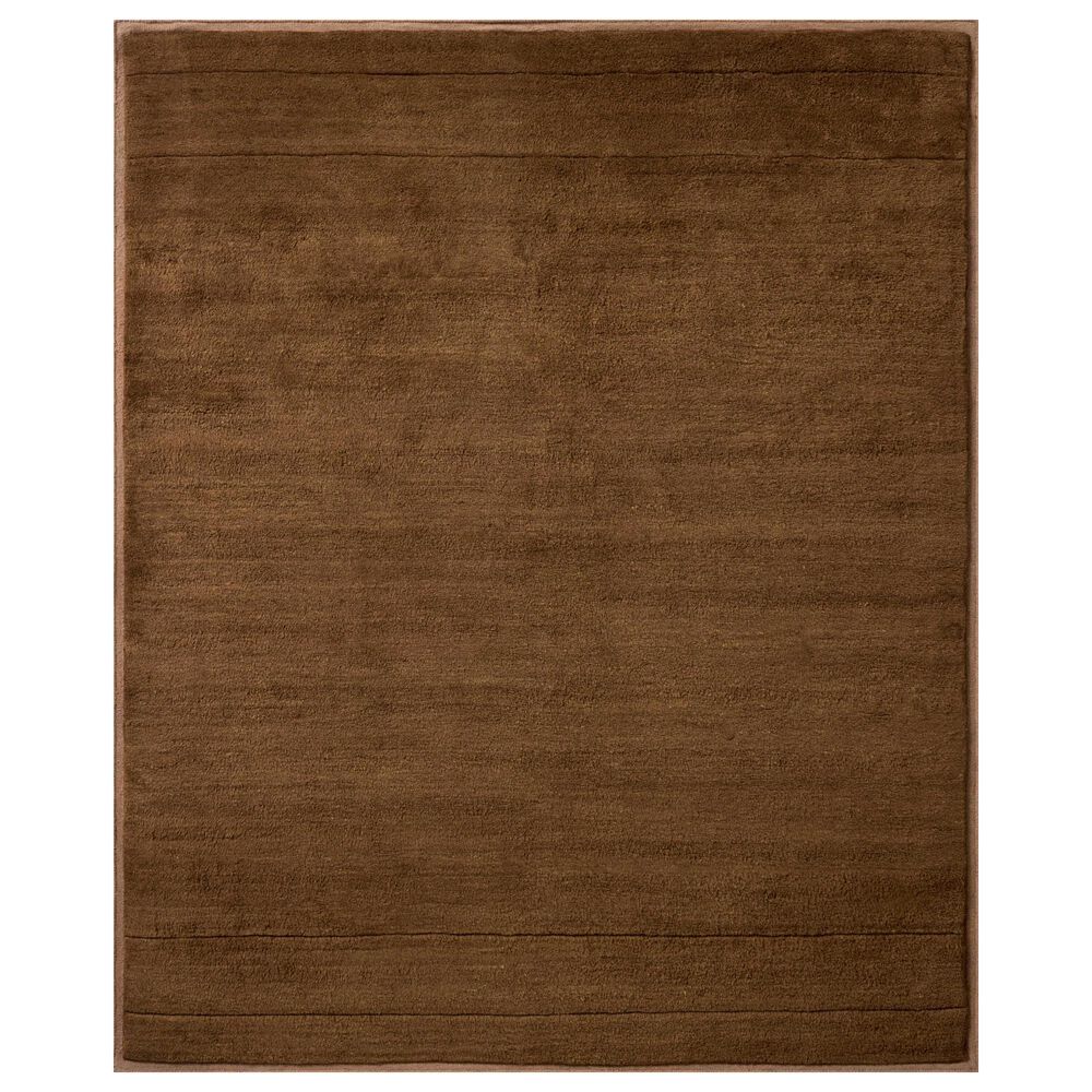 Loloi Bracken Rose and Mocha 9"6" x 13"6" Area Rug, , large