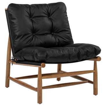 Jennifer Taylor Home Oxford Accent Chair in Noir Black, , large