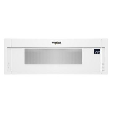 Whirlpool 1.1 Cu. Ft. 1000 watt Low Profile Microwave Hood Combination in White, , large