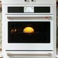 Cafe 2-Piece Kitchen Package with Matte White 30" Smart Built-In Convection Double Wall Oven and Stainless Steel 36" Touch Control Induction Cooktop, , large