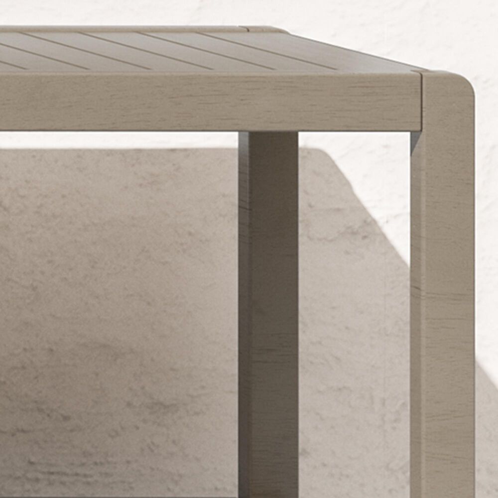 Homestyles Sustain Patio Sofa Table in Stain Brown - Table Only, , large