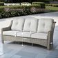 HOMLUX Outdoor Wicker Conversation Sofa in Gray, , large