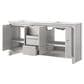 Lexora Home Lafarre 72" Double Bathroom Vanity in White with 2 cm White Quartz Top and Rectangular Sinks, , large