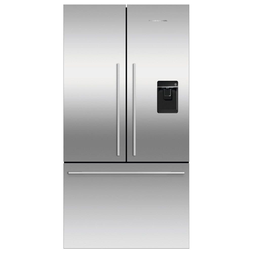 Fisher & Paykel 20.1 Cu. Ft. 3-Door French Door Refrigerator with Ice and Water in Stainless Steel, , large