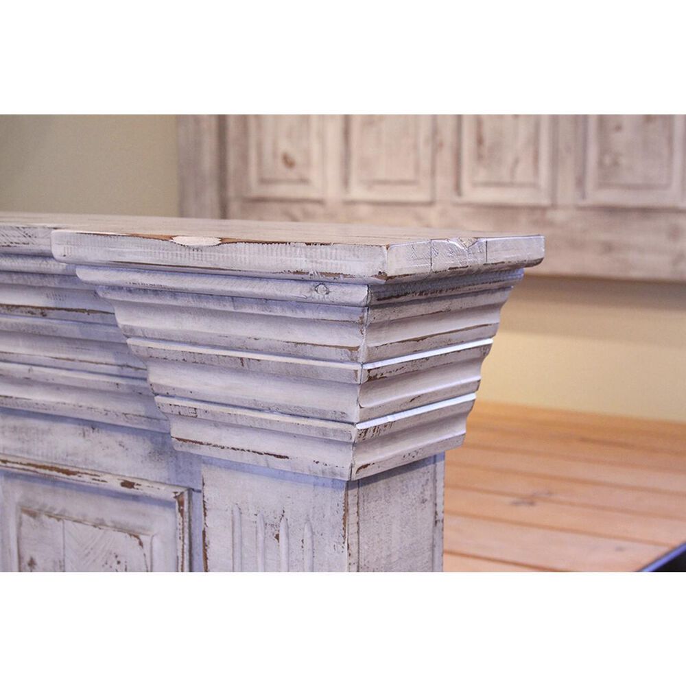 Fallridge Terra White Queen Bed in Vintage White, , large